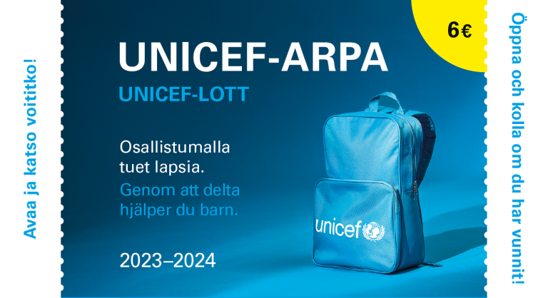 UNICEF lotteri 2023 – 2024