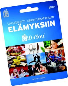 Elämyslahjakortti